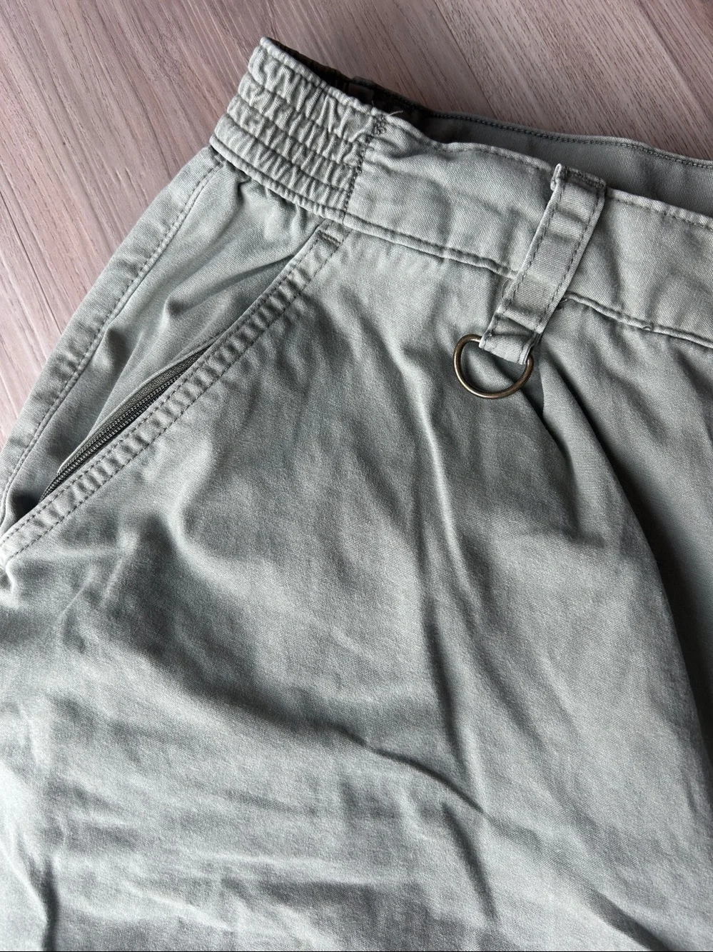 Weekender Men's Casual Shorts 36 Olive Golf Stretch Pockets Preppy Vintage Fade